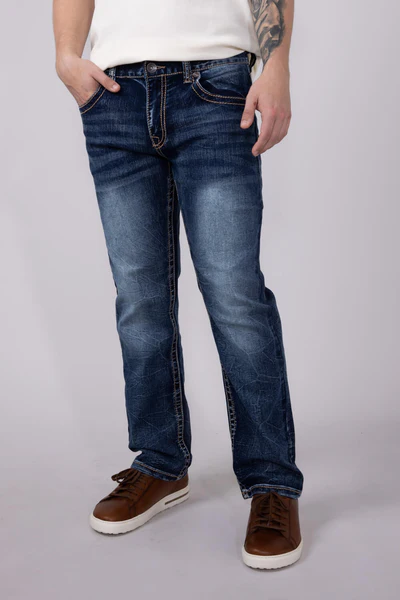 Men's True Luck Bootcut Jeans | Premium Boot Cut Denim for Men